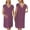 Fuchsia, variant on Ekouaer Labor and Delivery Gown Maternity Dress Nursing Nightgown Sleepwear for Breastfeeding V Neck Short Sleeve Nightshirt Sleepwear