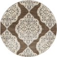 thumbnail image 1 of Art Carpet 841864103229 5 Pi Arabella Collection Médaillon Tissé Zone Ronde Tapis&44; Champignon, 1 of 1