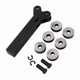 thumbnail image 1 of 7-Piece High Strength Double Wheel Metal Lathe Knurling Tool Set, with 0.5mm/1.0mm/2.0mm Pitch Strai, 1 of 5