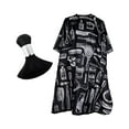 thumbnail image 4 of 4xBarber Cape Neck Duster Brush Capa De Maquillaje Mujeres Hombres Niñas Niños Maquillador Negro, 4 of 8