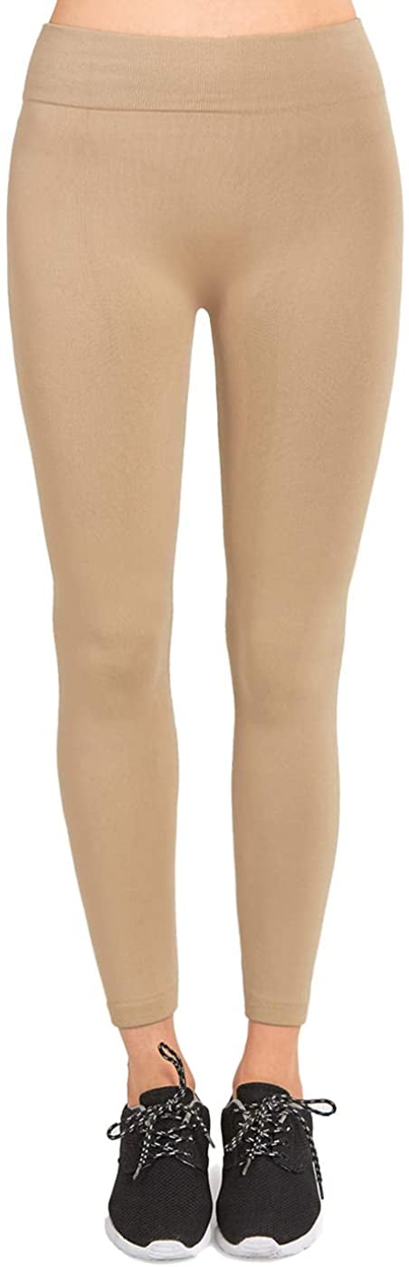 Womens Leggings | Beige - Walmart.com