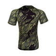 thumbnail image 2 of Venum Men's Tecmo Short Sleeve Rash Guard MMA BJJ Khaki, 2 of 2