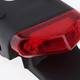 thumbnail image 3 of 1x Luces Traseras de de Motocicleta Luz de licencia de Matrícula Guardabarros Trasero para Dirt Bike rojo Zulema Luz de freno trasera de guardabarros, 3 of 8