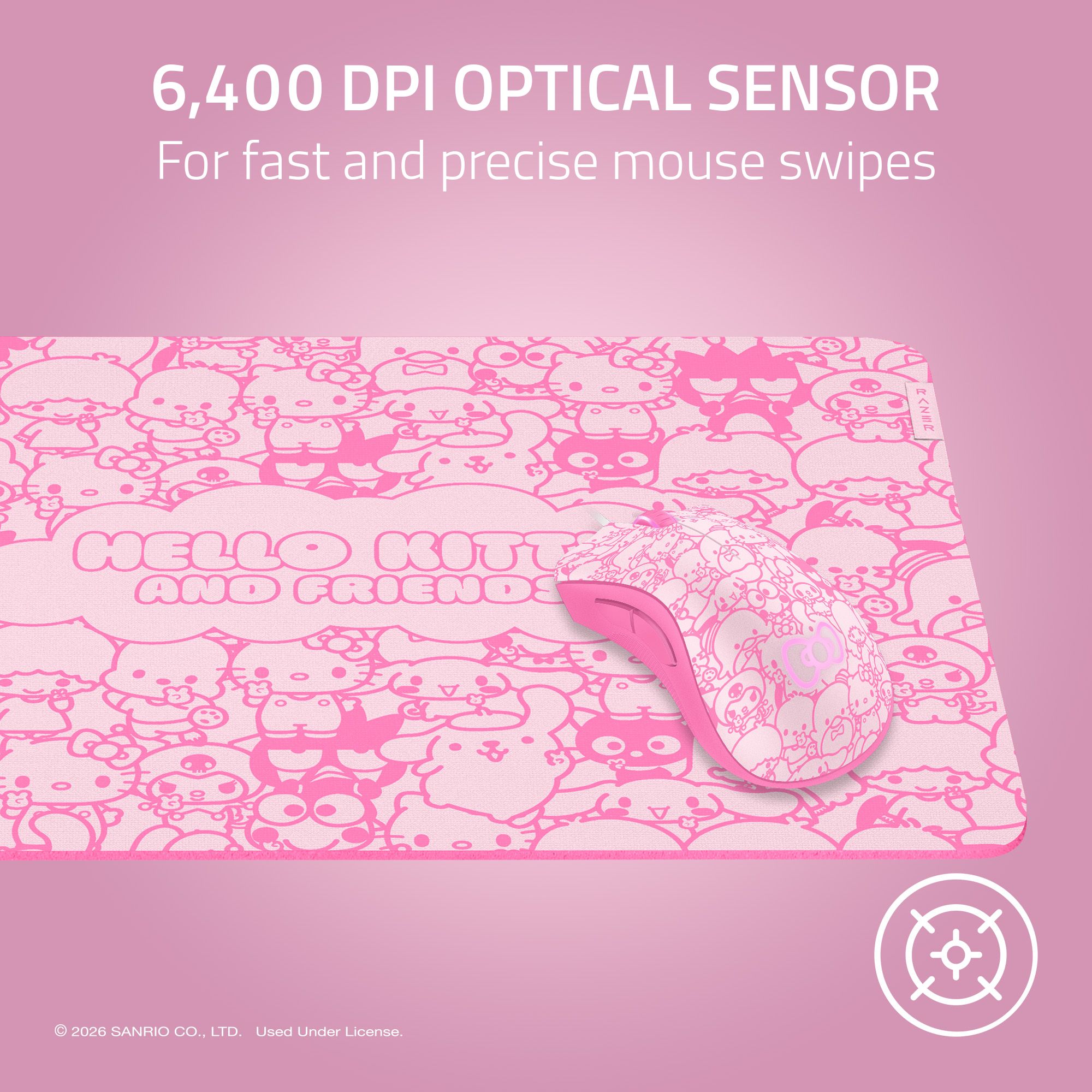 Razer DeathAdder Essential Hello Kitty Edition Gaming Mouse photo 3