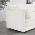 thumbnail image 4 of 6 - Seat Sofa Set, Soft Chenille Fabric | Fits Living Spaces, Ensures Comfortable Seating, 4 of 5