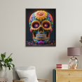 thumbnail image 4 of Paint By Numbers Kit for Adults Beginner - DIY Colorful Floral Skull Design Canvas Painting Kits for Adults, Frameless Paint By Number for Adults for Home Wall Decor 16x20 Inch, 4 of 7