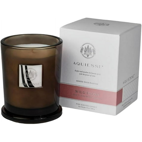 WILD PEONY 10oz Candle by Aquiesse