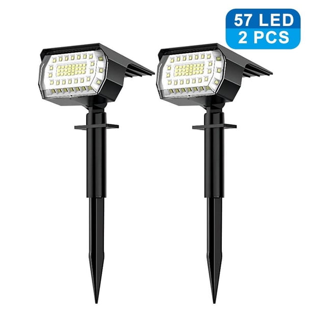 Luz LED Solar impermeable para exteriores, lámpara de calle para pasarela, patio, entrada de jardín, 48/52/57 LED, IP65