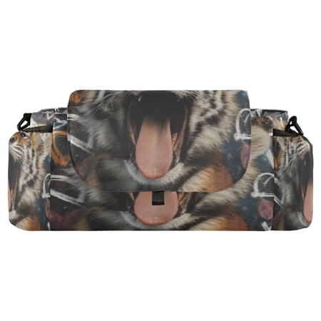 DIXRUYEE Stroller Organizer Winter Silhouette Printed