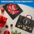 thumbnail image 6 of Extra Large Black Gift Bags: 2pcs 16x6x12 Inch Gift Bags With Handle For Birthday Wedding Party Business (With Black Tissue Paper), 6 of 7
