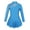 Blue, variant on Yhong Kids Girls Tulle Splice Cutout Back Figure Skating Dress Ballet Dance Gymnastics Costume Black 12