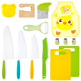 thumbnail image 2 of MesaSe PENGXAING 14Pcs Kids Kitchen Cutter Set Safe Reusable Kids Cooking Cutters for Cutting Fruit Vegetable, 2 of 11