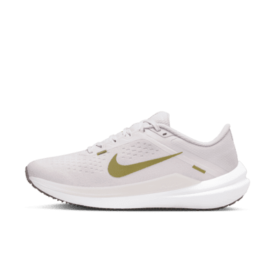 Nike Winflo 10 Women's Road Running Shoes Color: Platinum Violet/White/Photon Dust/Pacific Moss Size: 9.5