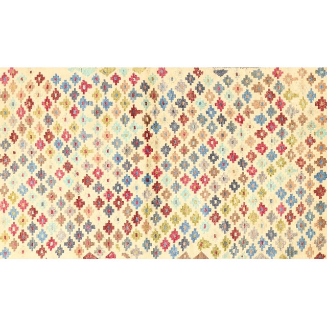 Ahgly Company Machine Washable Indoor Rectangle Contemporary Light Copper Gold Area Rugs, 5' x 7'