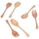 thumbnail image 5 of Juego De Tenedores Y Cucharas De Haya No Tóxica, Utensilios De Para Comer, Kit De Cubiertos Fácil De Limpiar Para Cocina Casera, 5 of 7