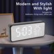 thumbnail image 4 of Reloj Despertador Digital Para Dormitorio, Alarmas Duales Con Repetición, Volumen Ajustable, Pantalla LED Clara, Respaldo De Batería AAA, Reloj Digital Electrónico, 4 of 7