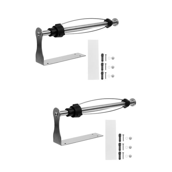 FENGGUIQU Smooth Surface Home Use Punch Roll Paper Holder 2Pcs