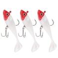 thumbnail image 2 of Señuelos falsos, paquete de 3 piezas, señuelo de pesca, cebo suave, señuelo de pesca compacto y ligero, 2 of 9