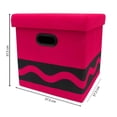 thumbnail image 3 of Cubo Colapsable Crayola No Tejido con Tapa Rosa, 3 of 4