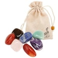 thumbnail image 1 of Juego de 7 esferas lisas para meditación, alivio de la ansiedad y curación energética de chakras, 1 of 8