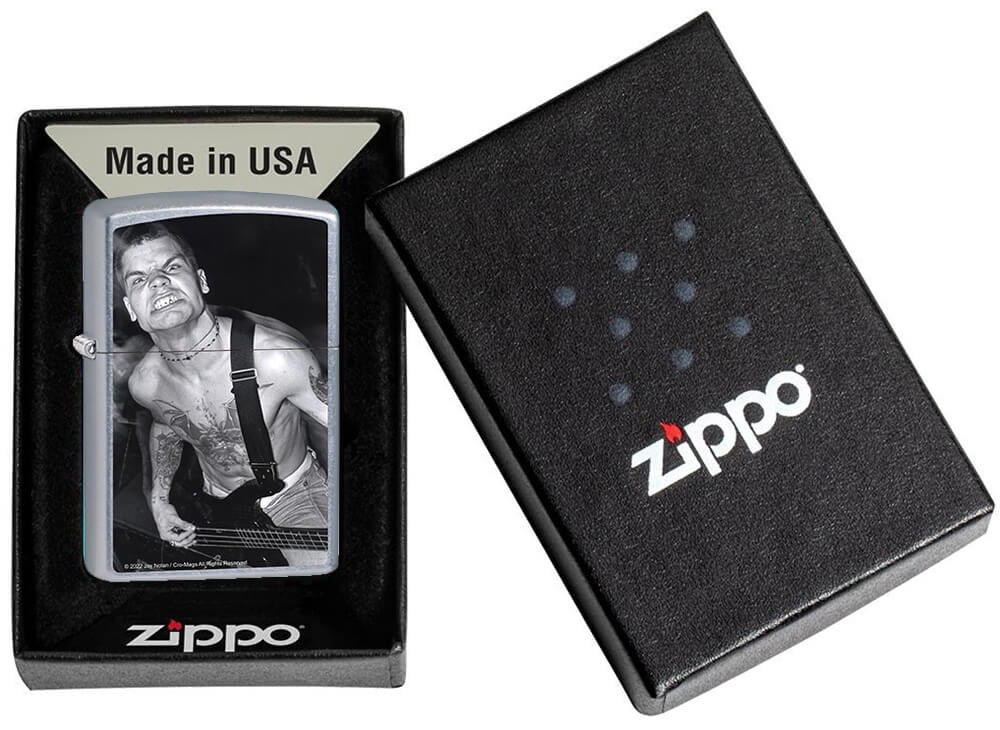 Cro Mags - Harley Live Street Chrome Zippo Lighter