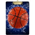 thumbnail image 1 of FMSHPON Basketball Clipboard Hardboard Wood Nursing Clip Board and Pull for Standard A4 Letter 13x9 inches, 1 of 7