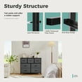 thumbnail image 6 of CONCETTA 7-Drawer Fabric Storage Cabinet for Adults, TV Cabinet Sideboard, Organizer Furniture for Living Room, Office, Kitchen, Hallway, Gray, 6 of 8
