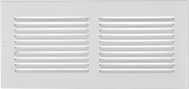 Imperial RG0019 Return Air Grill - 12x6 Inch White Steel Vent Cover For HVAC