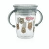 Nuby Tritan 8oz Two Handle Wonder Cup with Hygienic Cover, Bears