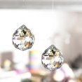 thumbnail image 1 of Newway Clear Glass Crystal Ball Prism Pendant Suncatcher 40mm Pack Of 2, 1 of 4