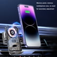 thumbnail image 3 of Zootealy Automatic Induction Car Air Vent Mobile Phone Holder with Wireless Charging Function - Navy Blue, 3 of 6