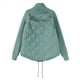 thumbnail image 5 of Chaqueta de Invierno para Mujer, Cálida, de Punto, con Retazos, Acolchada, Informal, de Cuello Alto, Larga y Cremallera Lago Azul XXL, 5 of 7
