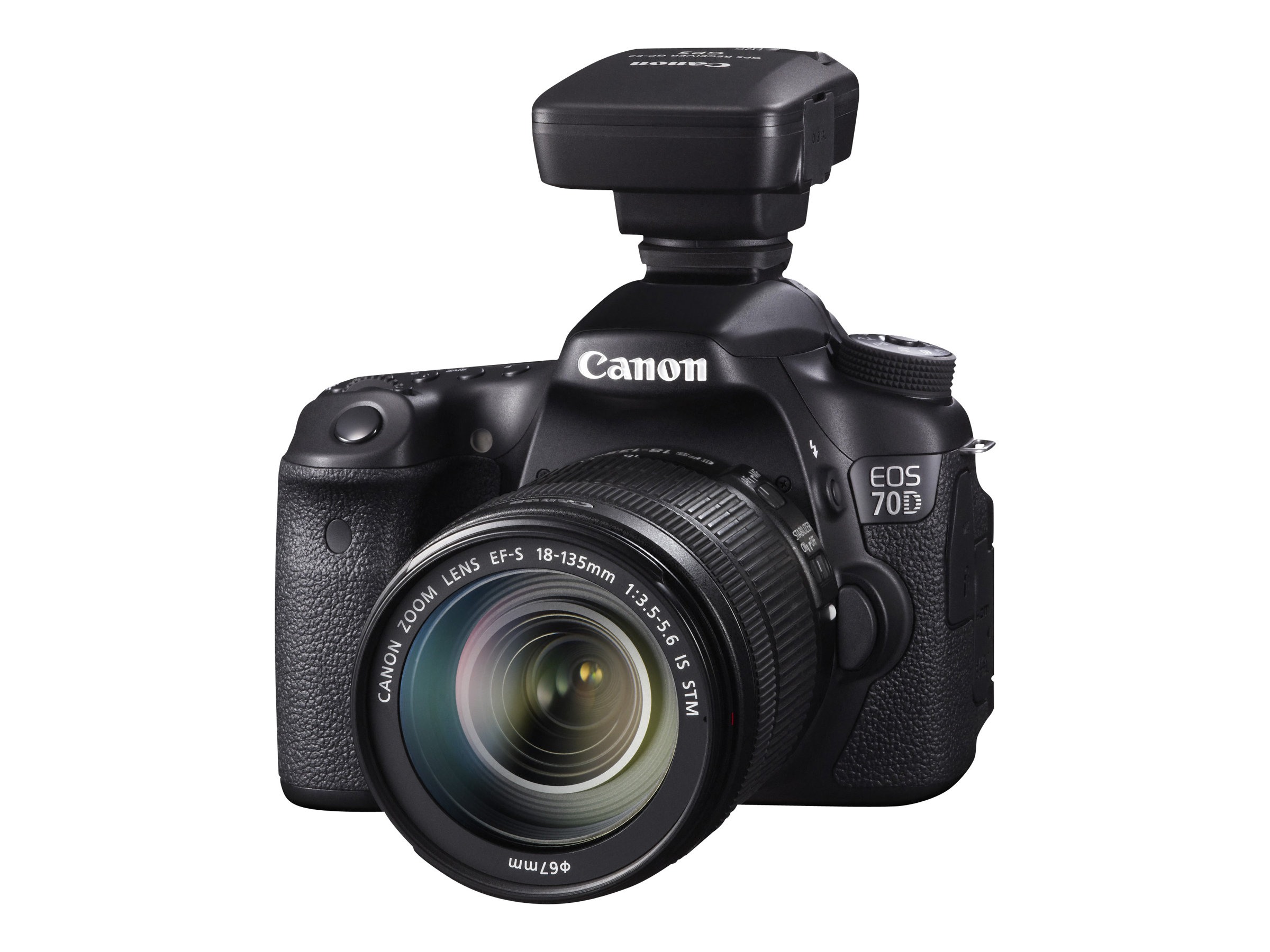 Canon EOS 70D - Digital camera - SLR - 20.2 MP - APS-C - 1080p - 7.5x optical zoom EF-S 18-135mm IS STM lens - Wi-Fi - image 3 of 15