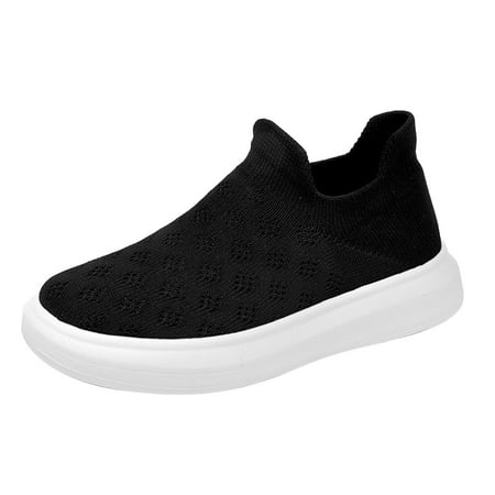 

LowProfile Boys Sneakers Mesh Lightweight Breathable Fashion Casual Slip On Outdoor Sports Shoes