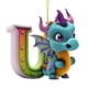 thumbnail image 2 of Christmas Acrylic 26 Letter Dinosaur Pendant Letter Dinosaur Party Decoration Pendant, 2 of 4