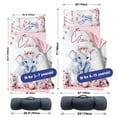 thumbnail image 6 of AOLOA Personalized Toddler Nap Mat for Preschool, Custom Name Kids Nap Mat with Pillow Cover and Nap Blanket, Daycare Nap Mat for Kindergarten, Elephant Flower Design Nap Mats, Easy Carry, 6 of 8