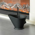 thumbnail image 3 of Indoor and Outdoor Black Iron Ash Bucket Use for Fire Pit, Wood Burning Stove, Grill, 3 of 7