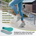 thumbnail image 6 of Women's Orthopedic Diabetic Wide Running Shoes: Comfortable Casual Arch Support Plantar Fasciitis Sports Sneakers, 6 of 7