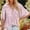 Pink, variant on Idoravan Cardigans for Women Clearance Spring Summer Women V-Neck Short Sleeve Lace Cardigan Loose Tee Tops