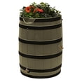 thumbnail image 2 of Good Ideas Rain Wizard 65 Gallon Rain Barrel with Darkened Ribs - Khaki, 2 of 6