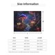 thumbnail image 5 of Fotbe Jungle Path Glowing Mushrooms Manta de Franela con Estampado, Manta Ultrasuave para Cama, Sofá, Auto, Hipoalergénica y Antibolitas-50"x40", 5 of 6