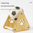 thumbnail image 5 of Rascador de Madera para Gatos, de Bolas con Garras, Cuerda Envuelta A Mano, Estructura de Escalada, Columna de Rascado, Juguete para Gatos., 5 of 5