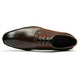 thumbnail image 3 of Santimon Coffee Dress Shoes for Men Brogue Lace up Oxford Shoes Business Formal Shoes for Wedding Party US 6.5, 3 of 8