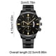 thumbnail image 3 of Reloj de cuarzo de moda para hombre, diseño calado, caja de aleación, correa de cuero, reloj de pulsera informal de negocios, reloj de aleación., 3 of 6