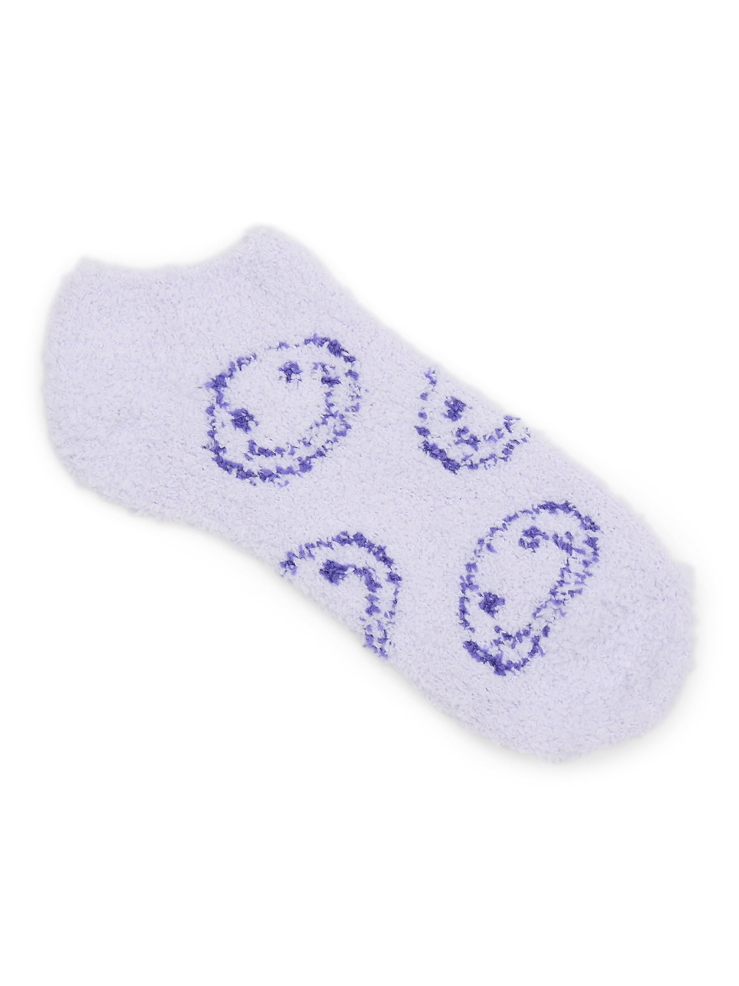 No Boundaries Low Cut Cozy Socks, 1-Pack, Women's, Size 4-10