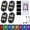 4PCS, variant on Luces LED Estroboscópicas Para Carro Car Lights Interior Wireless Under Glow for Ebike Motorcycles Trucks 8 Colors Type-C Rechargeable Light Remote Control Anti Collision Warning Lights