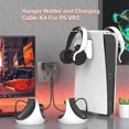 thumbnail image 2 of o7X JYS JYS-P5160 For PS5 Game Controller Hanger Holder and Charging j8Q Cable Kit for PS VR2 Access, 2 of 5