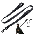thumbnail image 1 of OULII Nylon Dog Training Leash Black Reflective for Running 1Set, 1 of 8