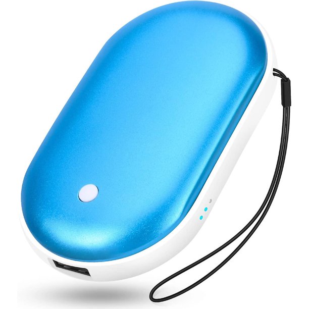 Miman Calentadores de Manos Calentador de Manos eléctrico Recargable Calentador USB de Bolsillo Reutilizable Banco de energía portátil de 5200 mAh Calentamiento rápido para Raynauds Artritis Esquí H oso de fresa Electrónica