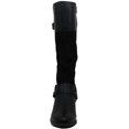 thumbnail image 3 of Style & Co. Womens Ashliie Faux Leather Riding Boots Black 9 Medium (B,M), 3 of 5